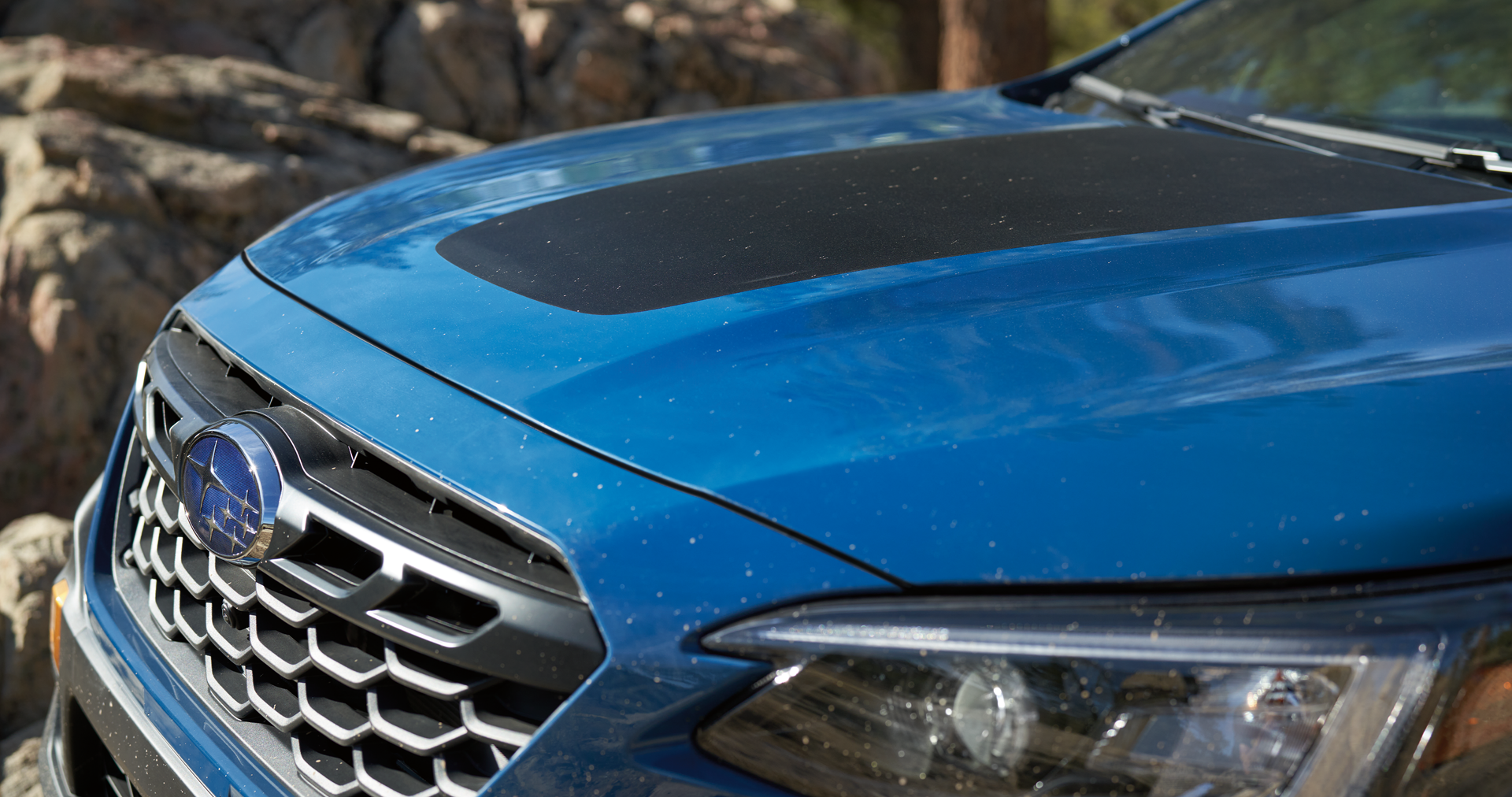 A close-up of the anti-glare hood design of the 2023 Outback Wilderness. | Subaru Superstore of Surprise in Surprise AZ