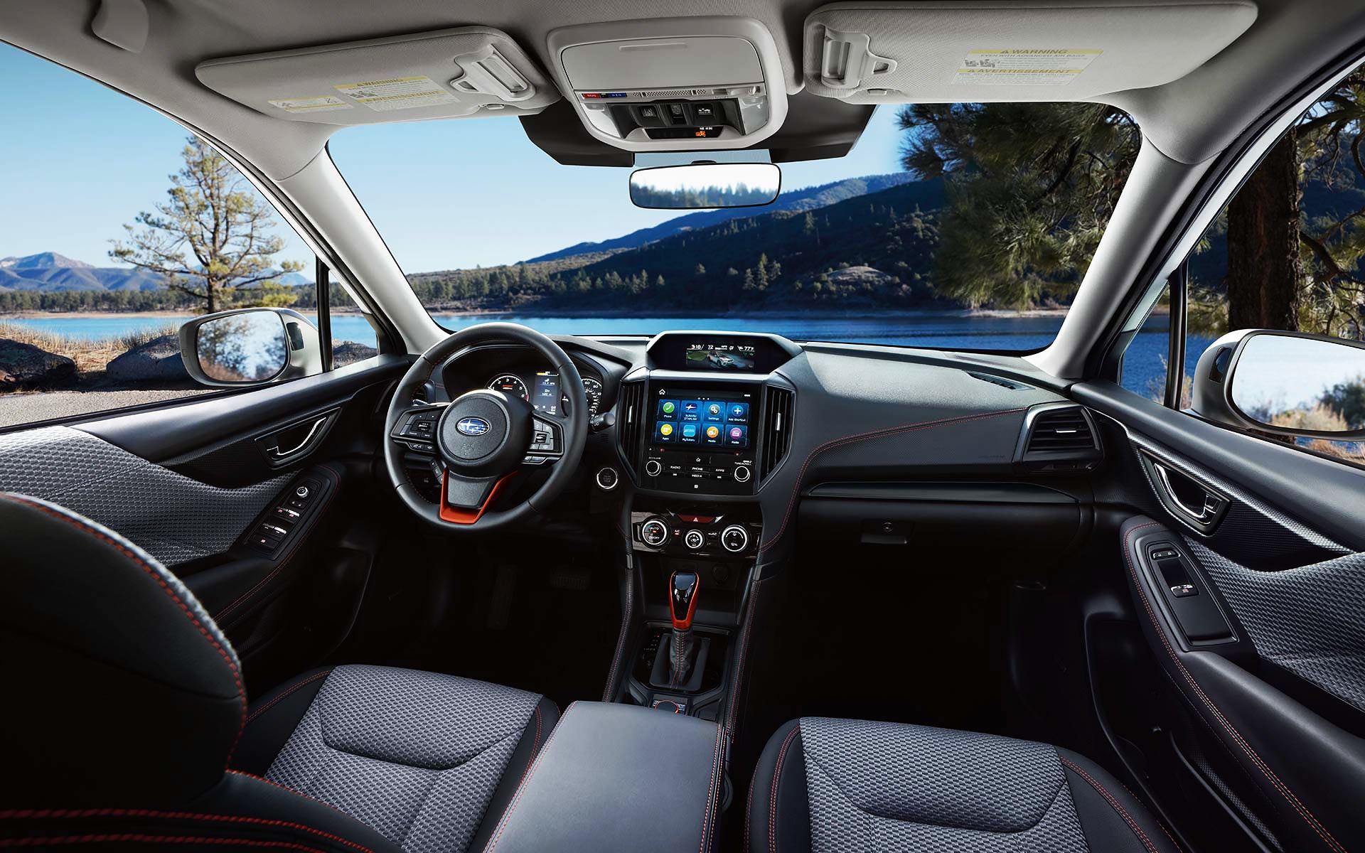 The interior and front dash of the 2022 Forester. | Subaru Superstore of Surprise in Surprise AZ